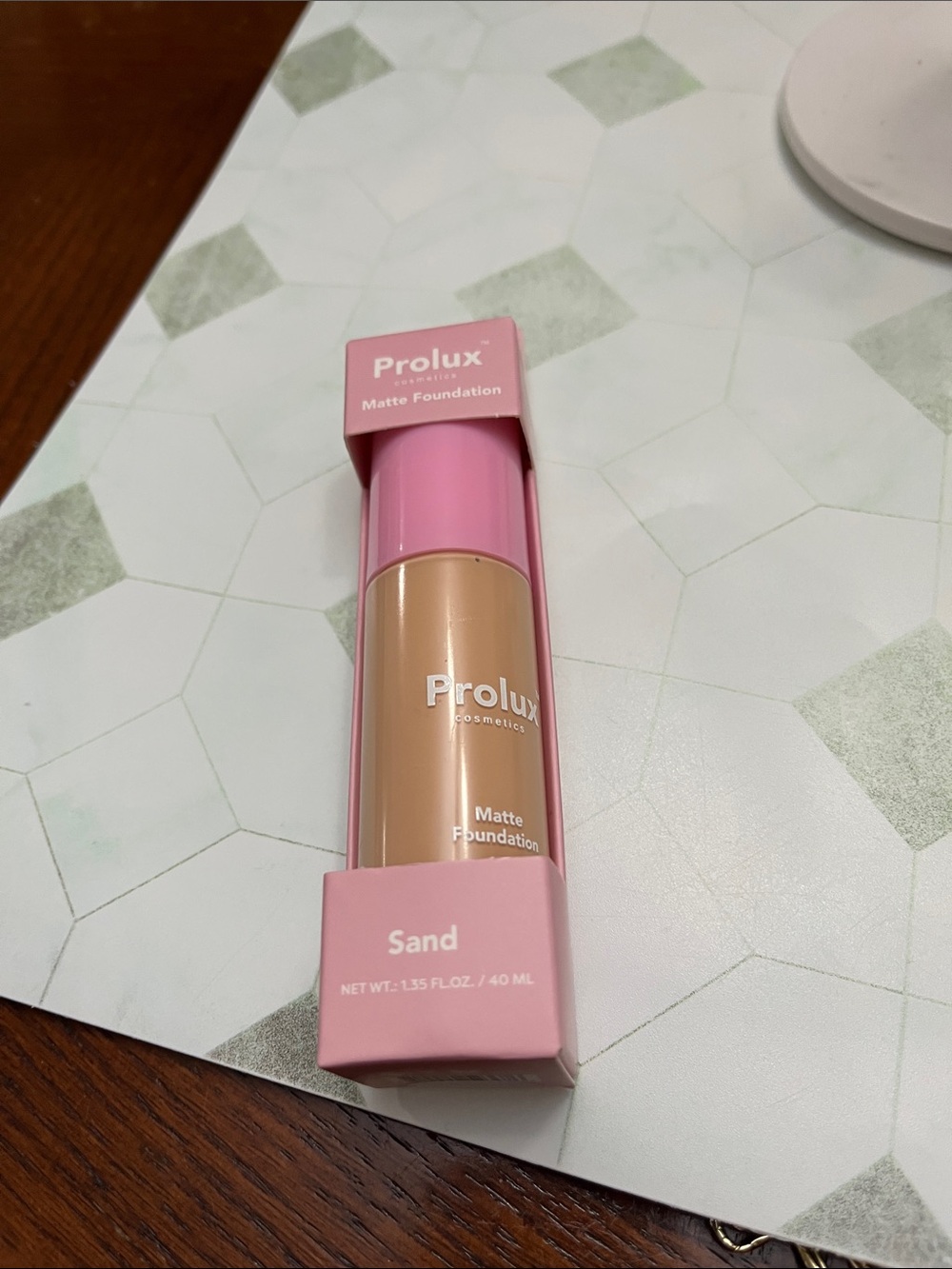 Prolux Matte Foundation — Sand (Pink Packaging)